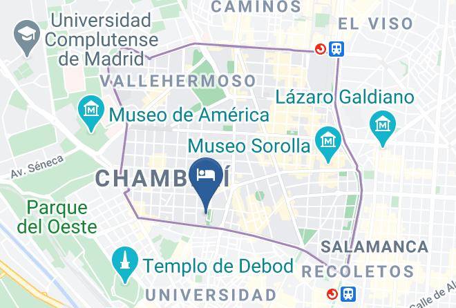 Madrid - Sercotel Gran Hotel Conde Duque Maps