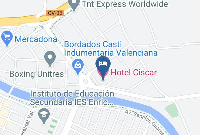 Valencia - Hotel Ciscar Maps
