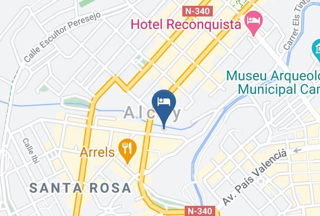 Alicante - Sercotel Hotel Ciutat D'alcoi Maps