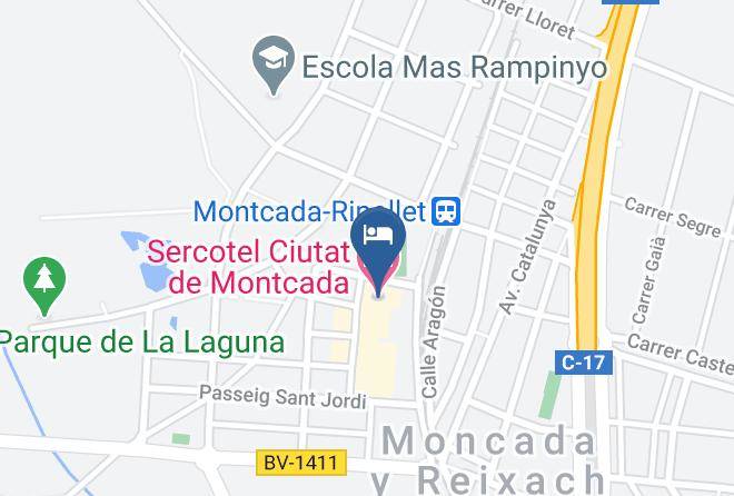 Sercotel Ciutat De Montcada Hotel Map
