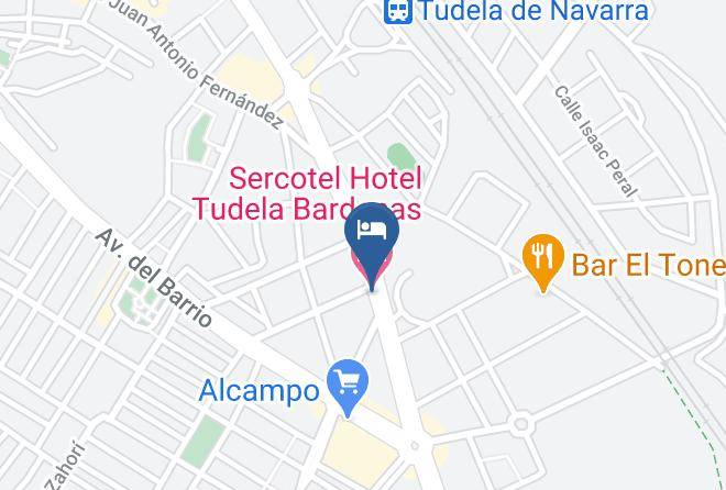 Navarra - Sercotel Hotel Tudela Bardenas Maps