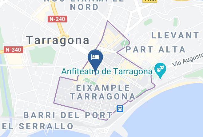 Tarragona - B&b Hotel Tarragona Centro Urbis Maps