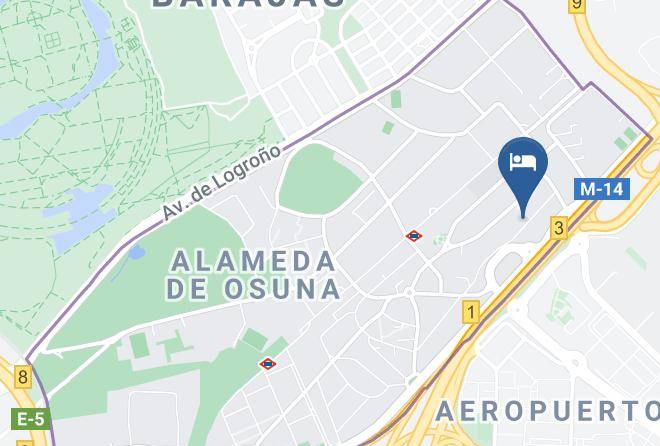 Sercotel Madrid Aeropuerto Map - Community Of Madrid - Madrid