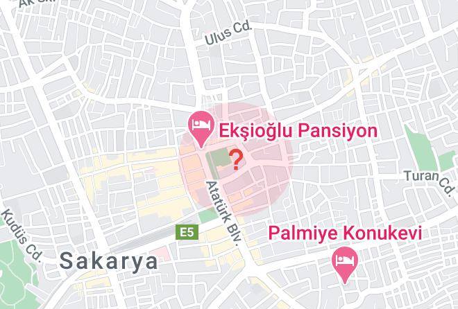 Adapazari - Serdar Pansiyon Maps