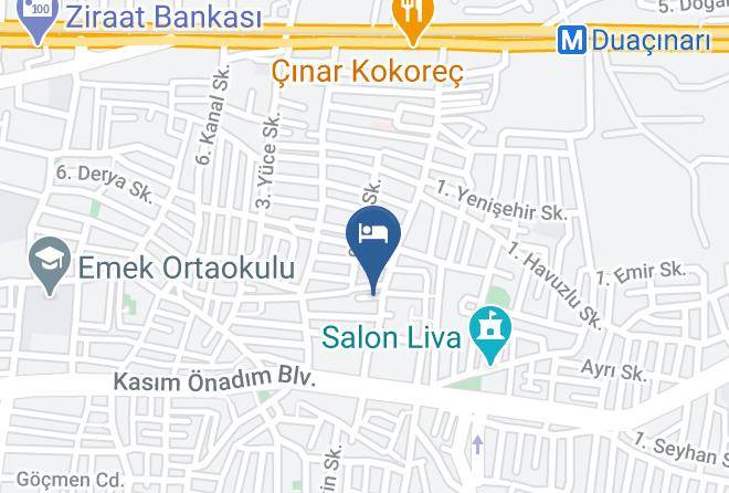 Yildirim - Serdivan Konak Otel Maps