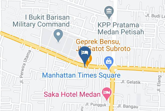 Kota Medan - Serena Anggrek Hotel Maps
