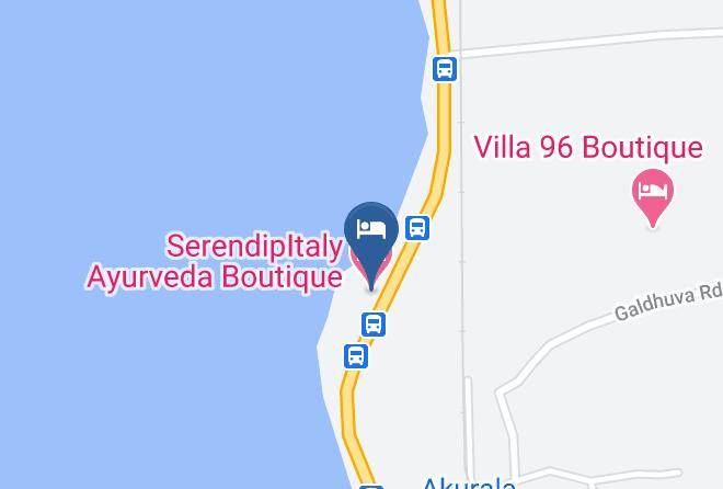 Galle - Serendipitaly Ayurveda Boutique Hotel Maps