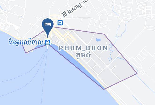 Preah Sihaknuk Town - Serendipity Beach Resort Maps