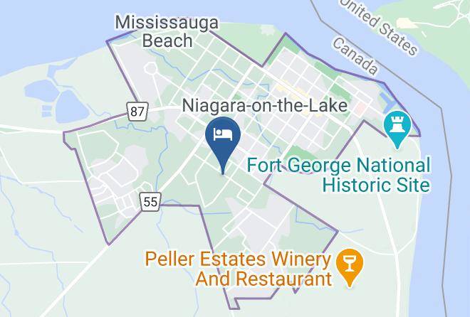 Niagara - Serendipity Bed And Breakfast Niagara On The Lake Maps
