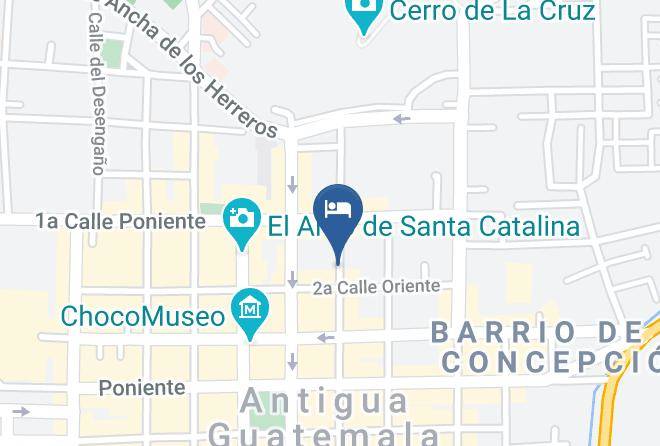 Antigua Guatemala - Serendipity Boutique Hotel Maps