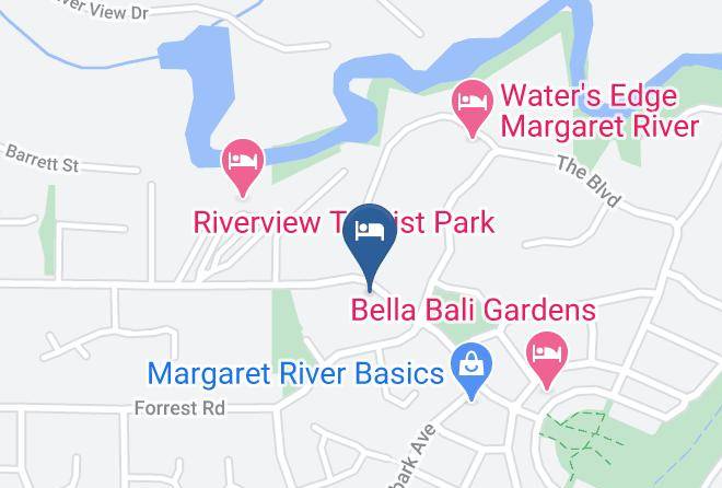 Augusta Margaret River - Serendipity Holiday Home Maps