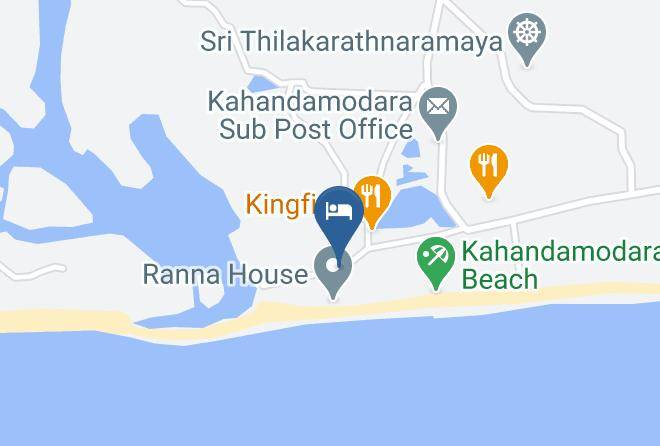 Galle - Serendivi Resort Hotel Maps