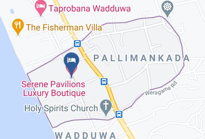 Serene Pavilions Luxury Boutique Hotel Map