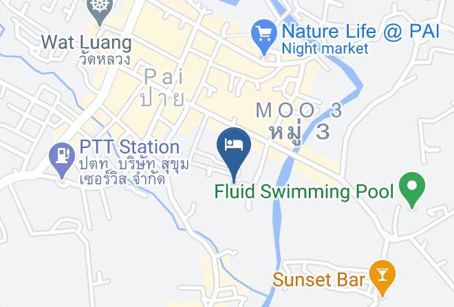 Amphoe Pai - Serene Resort Maps