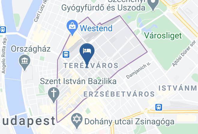 Serenity Boutique Budapest Map