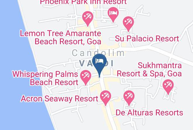 Bardez - Serenity By The Sea Beach Resort Maps