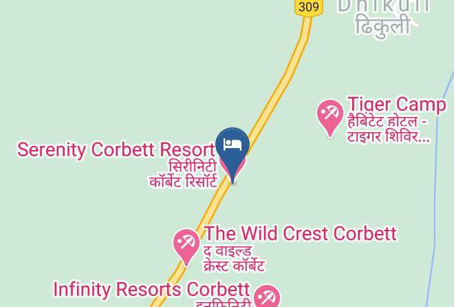 Ramnagar - Serenity Corbett Resort Maps