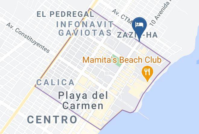 Solidaridad - Serenity Hotel Boutique Maps