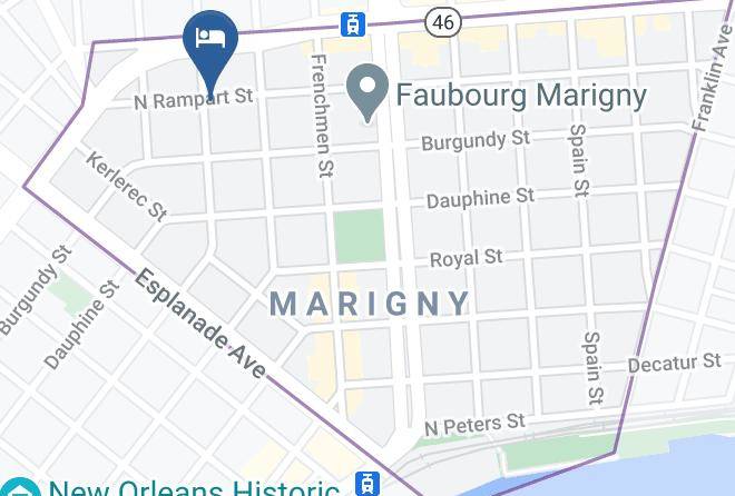 Orleans Par - Serenity In The Marigny Maps