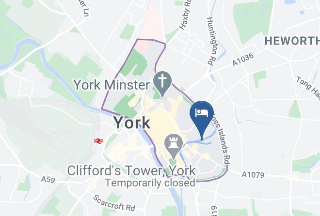 York - Serenity Inn The City Maps