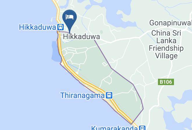 Galle - Relax Inn Hikkaduwa Maps