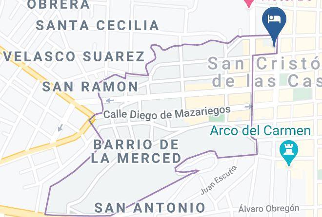 San Cristobal De Las Casas - Sereno Art Hotel Maps