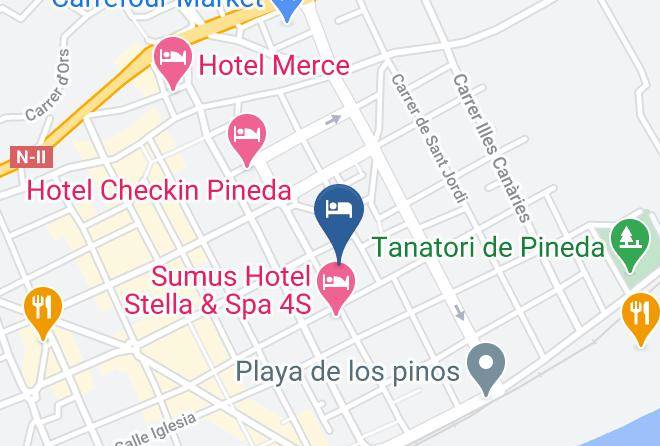 Barcelona - Serhs Montemar Maps