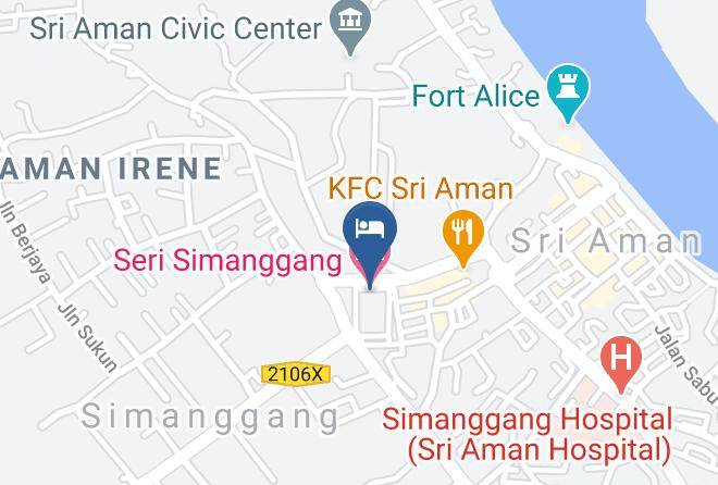 Bahagian Sri Aman - Seri Simanggang Hotel Maps