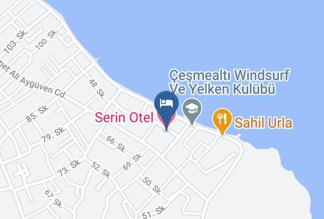 Urla - Serin Otel Maps