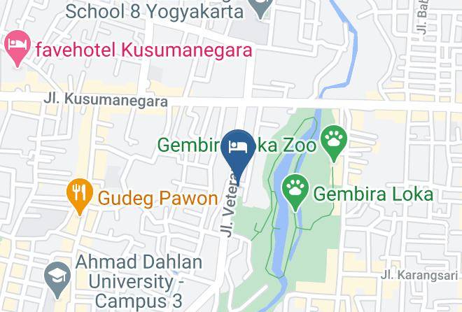 Kota Yogyakarta - Seroja Kostel Kusuma Maps