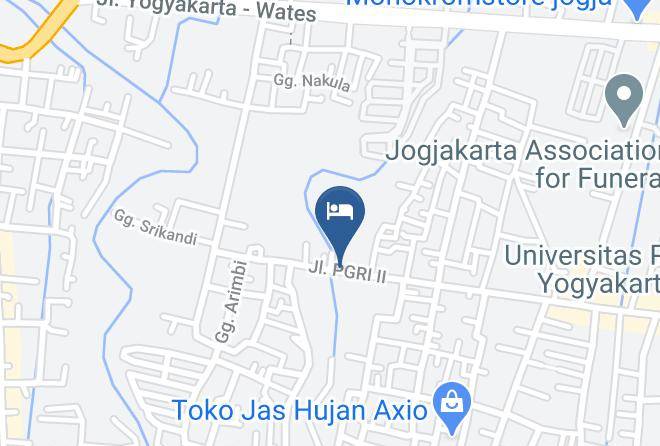 Bantul Regency - Seroja Kostel Sonopakis Maps