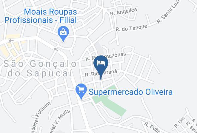 Sao Goncalo Do Sapucai - Serra Morena Hotel Maps