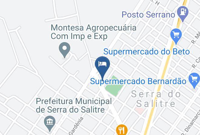 Serra Do Salitre - Serra Palace Hotel Maps