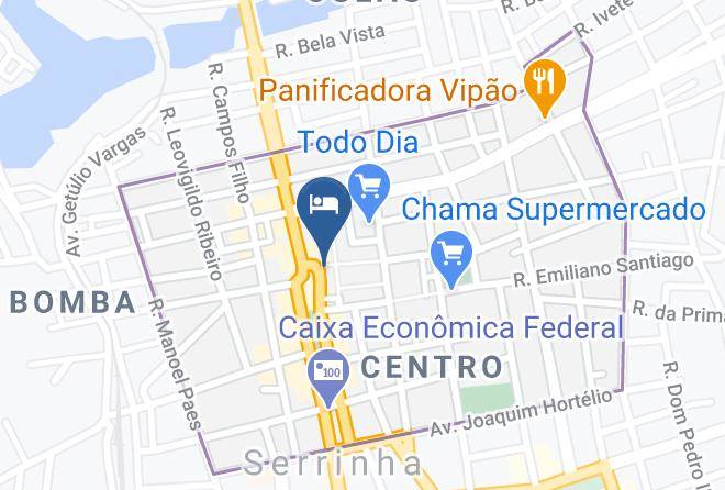 Serrinha - Serra Plaza Hotel Maps