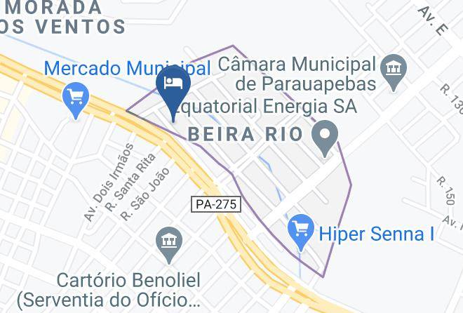Parauapebas - Serra's Palace Hotel Maps