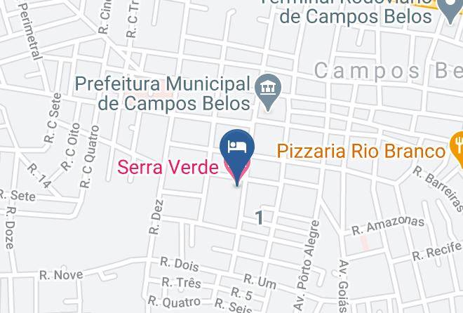Campos Belos - Serra Verde Hotel Maps