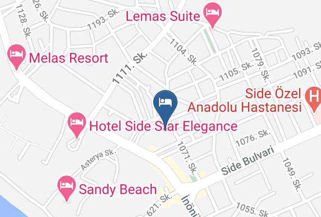 Manavgat - Sertkaya Otel Maps