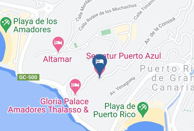Las Palmas - Servatur Puerto Azul Maps