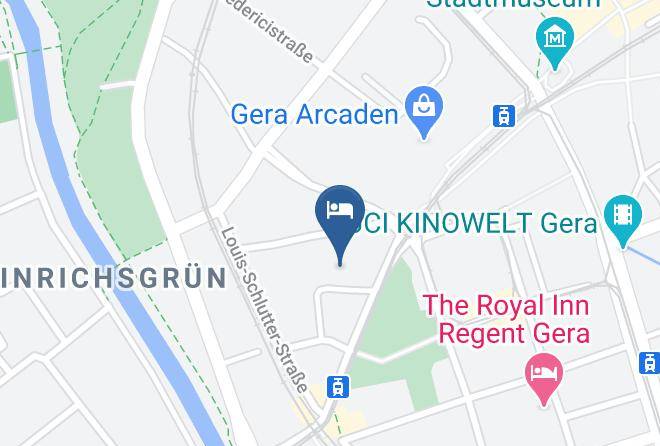 Gera - Servicehotel Gewurzmuhle Maps