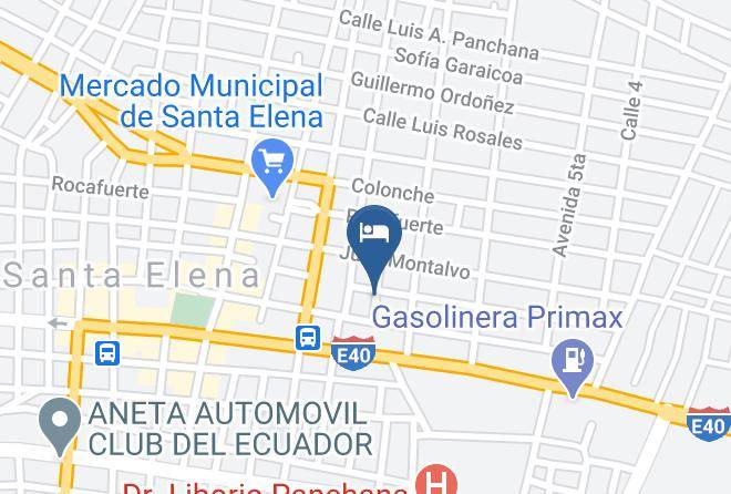 Santa Elena - Hospedaje Maluli Maps