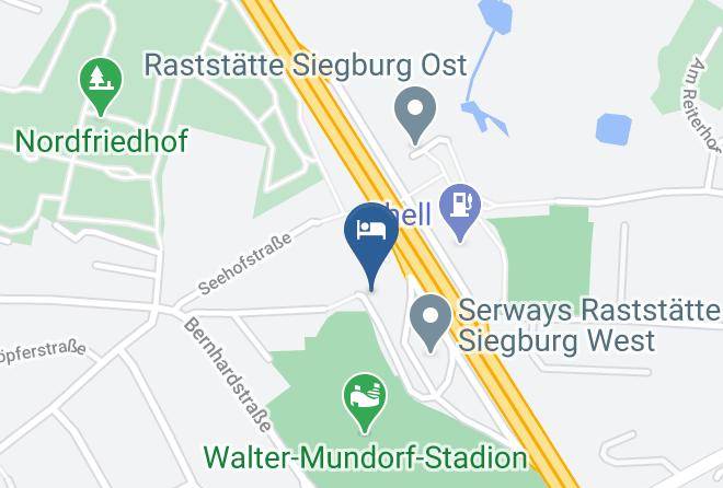 Serways Hotel Siegburg Map