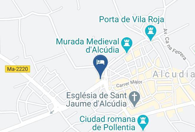 Baleares - Ses Muralles Bar Restaurante Alcudia Maps