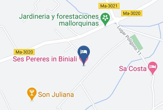 Baleares - Ses Pereres In Biniali Maps