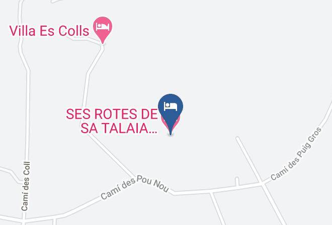 Ses Rotes De Sa Talaia Holiday Home Map