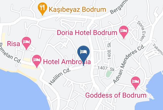 Bodrum - Sestra Hotel Maps