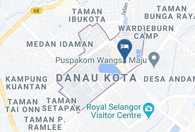 Kuala Lumpur - Setapak Central Homestay Maps