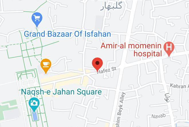 Setareh Hotel Map - Esfahan - Isfahan