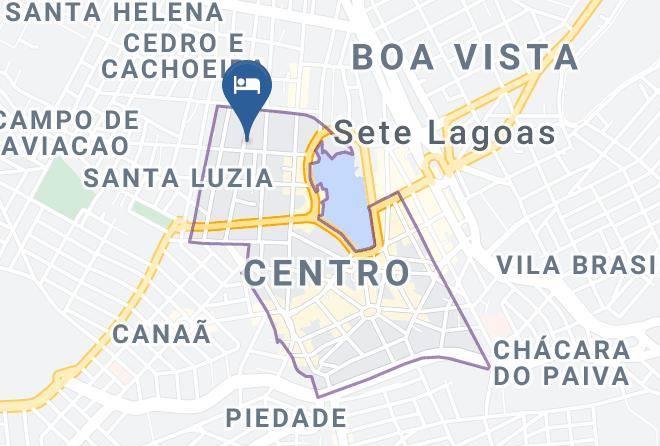 Sete Lagoas - Sete Lagoas Residence Hotel Centro De Convencoes Maps