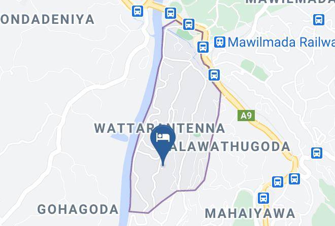 Kandy - Sethsura Grand Hotel Maps
