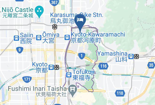 Kyoto City Higashiyama Ward - Setsugekka Maps
